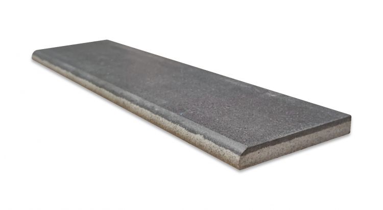 Grey Dark Matte Bullnose 3 x 12